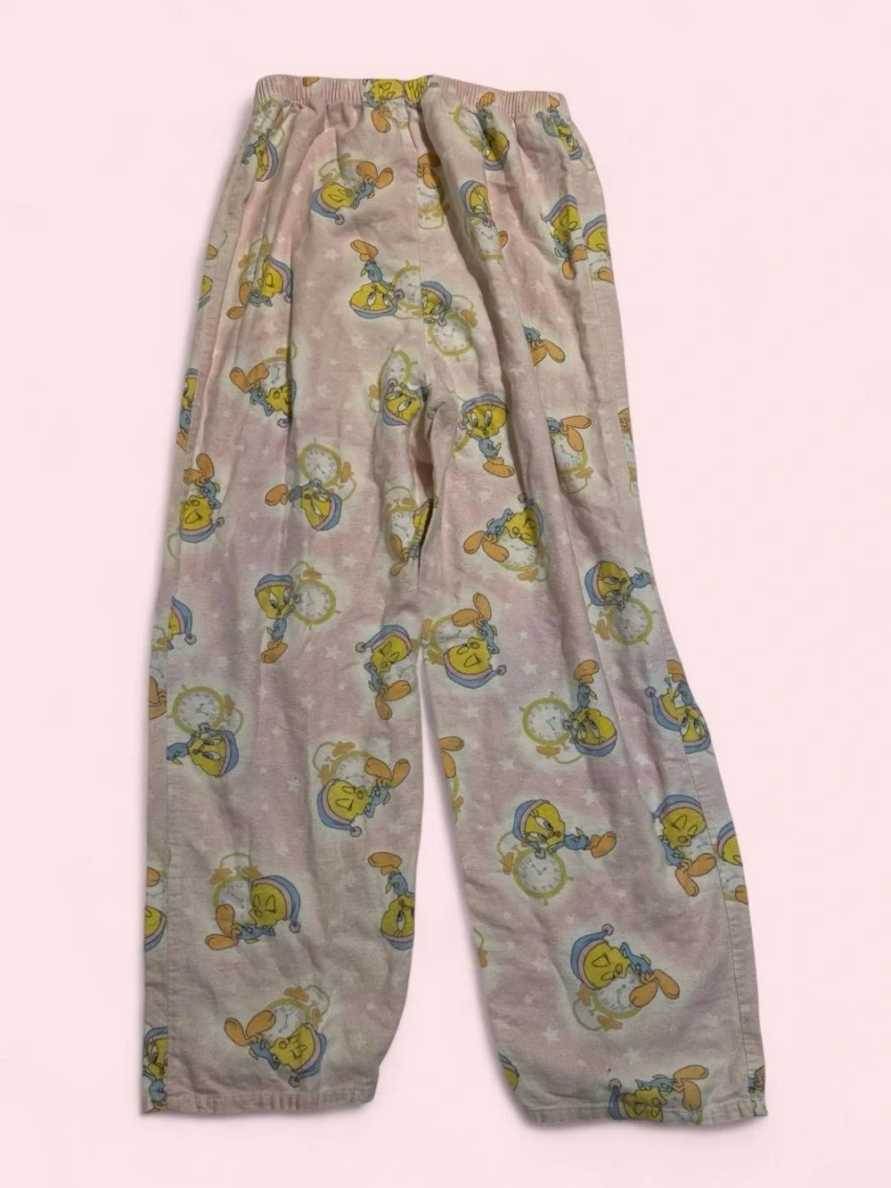 Warner Bros. Vintage Rare 1999 Pink Tweety Bird Pajama Set Women’s M
